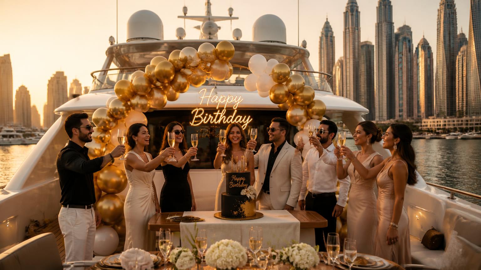 Yacht Rental in Dubai for a Birthday: How to Plan the Celebration