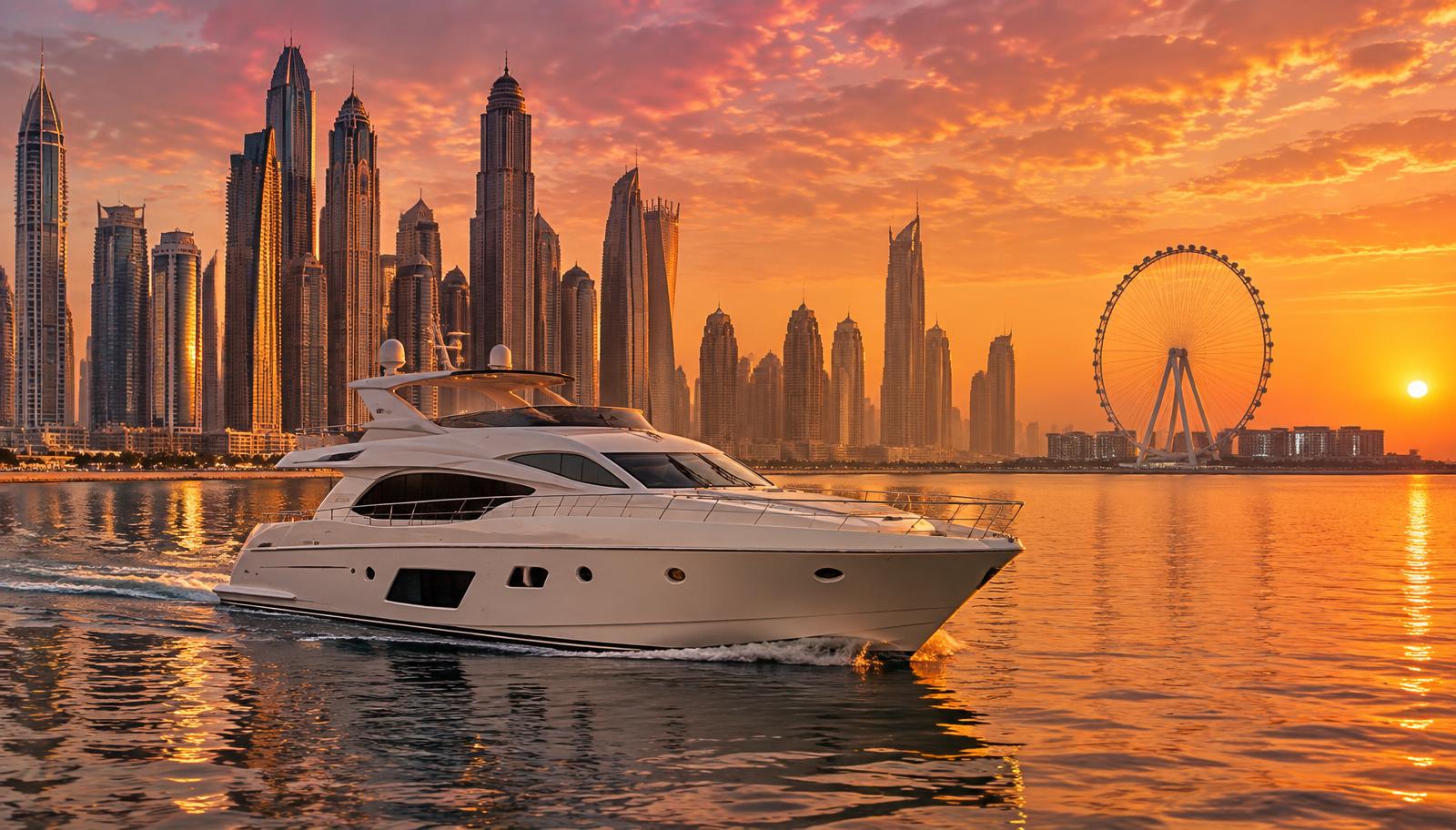 Sunset Cruise in Dubai Marina: The Best Time, Route and Boat to Book